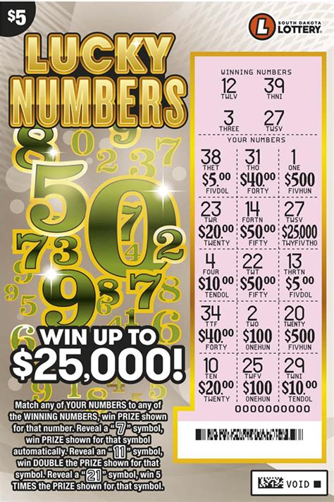 lotto numbers sd